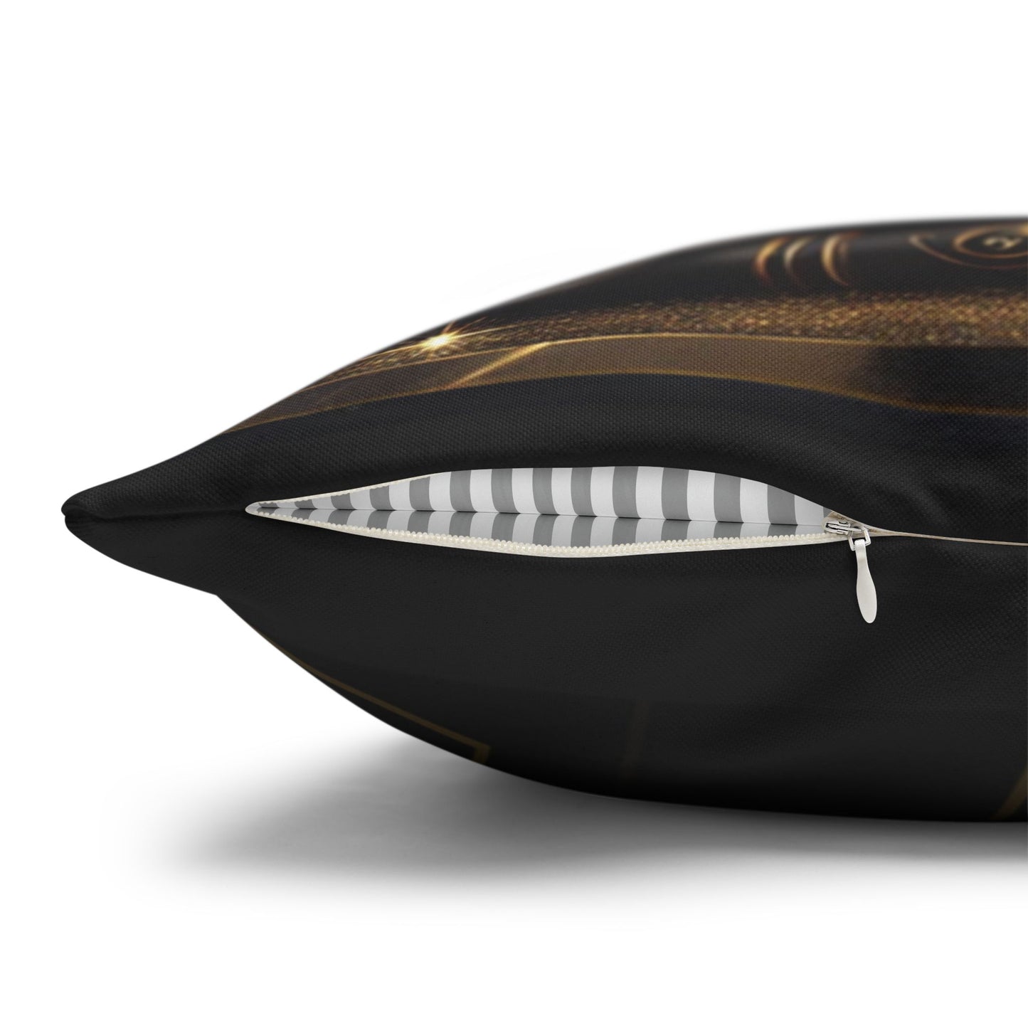 Cancer Zodiac Black and Gold Pillow Statement Piece Decor for Home