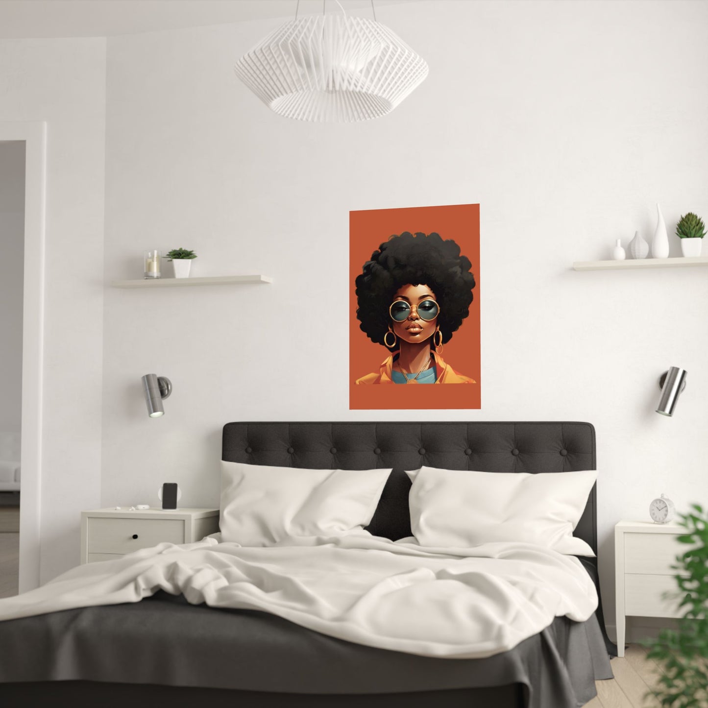 I Am The Vibe African American Afro Collection Satin Poster 24x36