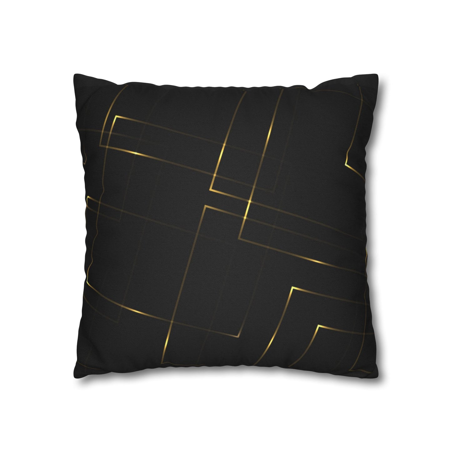 Gemini Luxury Black and Gold Zodiac Pillow Home Décor