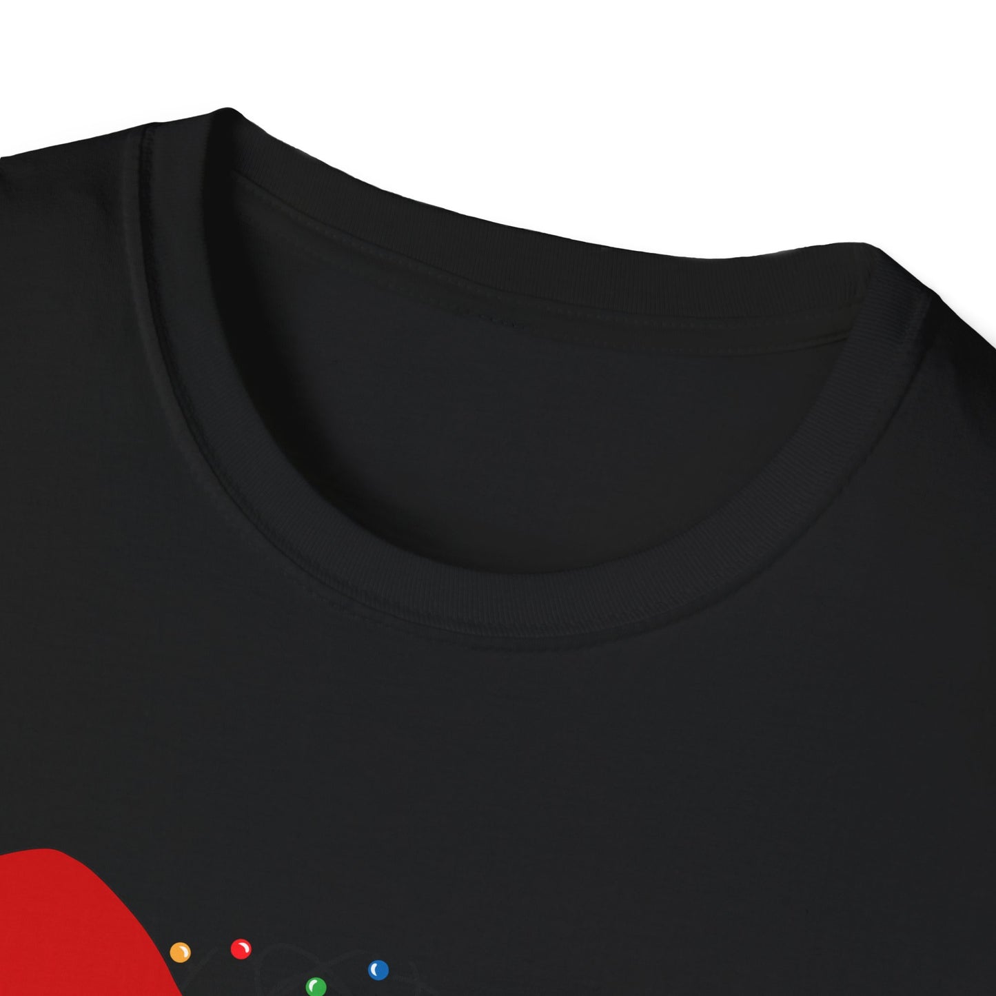 Unisex Festive Holliday Christmas T-Shirt that says Santa's Pick 'Be Merry and Bright'