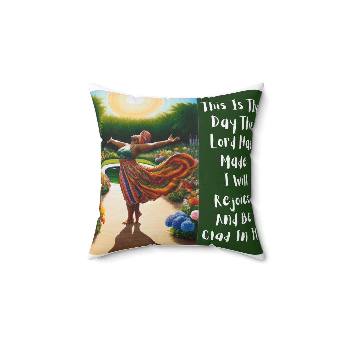 Prayer Pillow - THIS IS THE DAY THE LORD HAS MADE; I WILL REJOICE AND BE GLAD Psalm 118:24