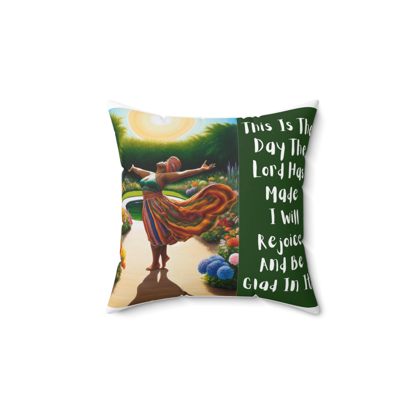 Prayer Pillow - THIS IS THE DAY THE LORD HAS MADE; I WILL REJOICE AND BE GLAD Psalm 118:24