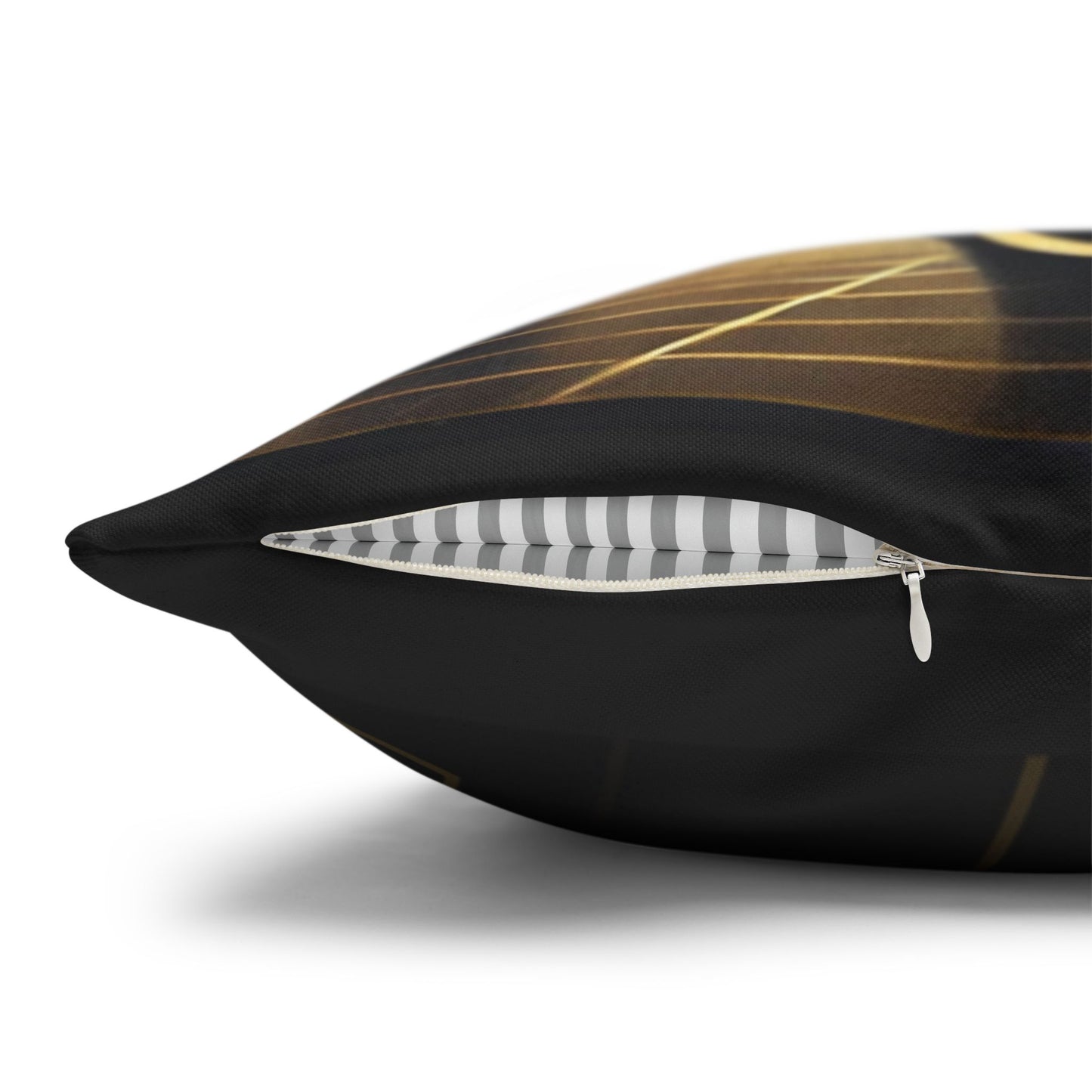 Gemini Luxury Black and Gold Zodiac Pillow Home Décor