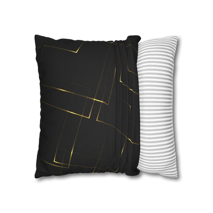 Cancer Zodiac Black and Gold Pillow Statement Piece Decor for Home