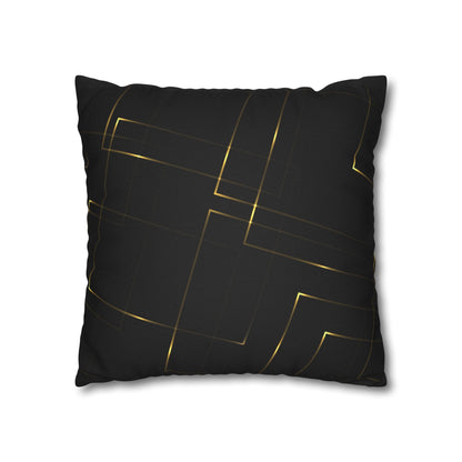 Leo the Lion Zodiac Black and Gold Luxury Pillow Decor