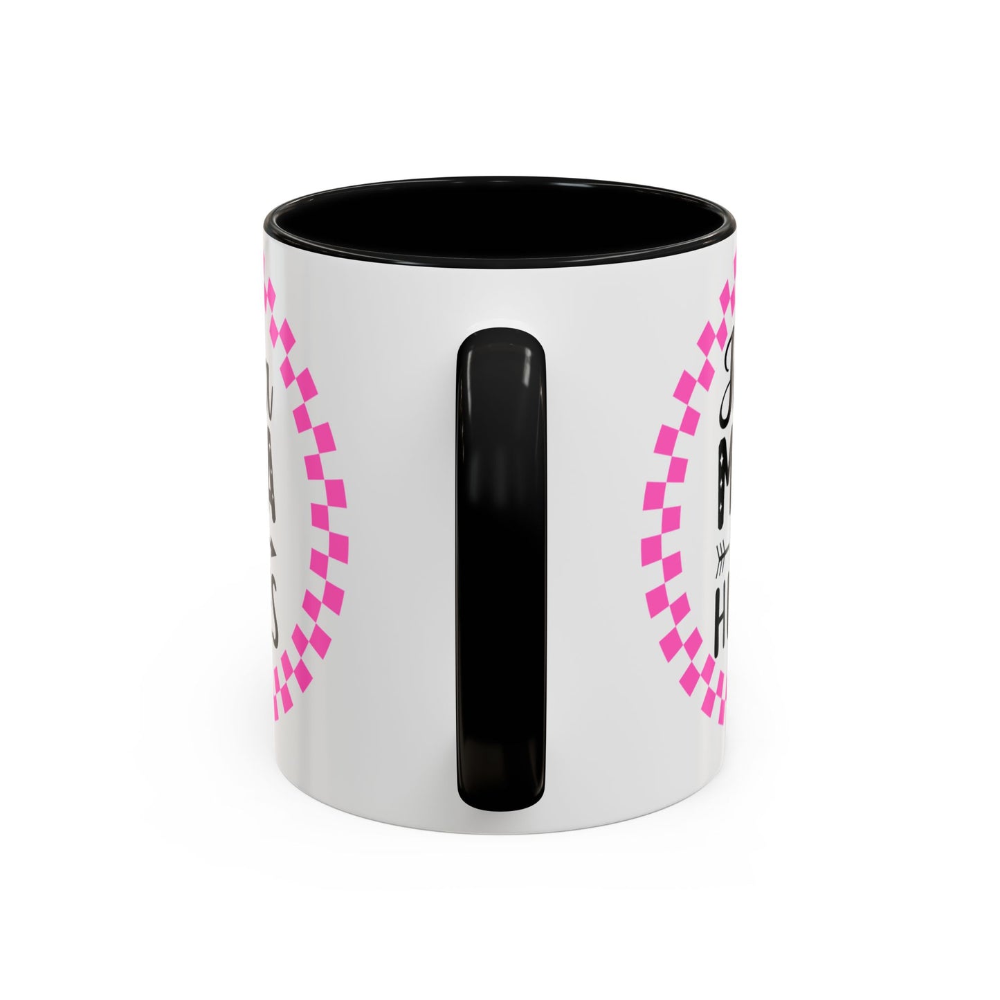 Just a Mama Who Hustles Coffee Mug | Fun Gift for Moms | Motivational Mug | Perfect for Birthdays, Mother's Day, Work from Home