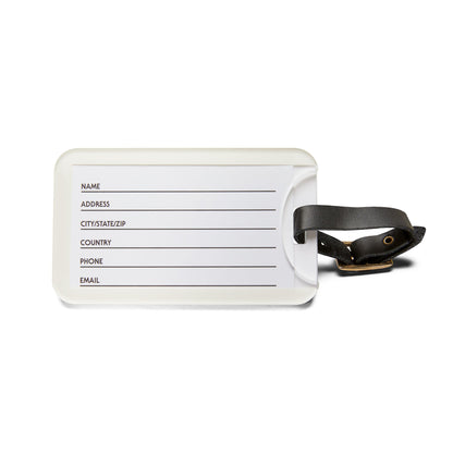 Let the Journey Begin Luggage Tag – AfroJetSet Travel Art for Black Women