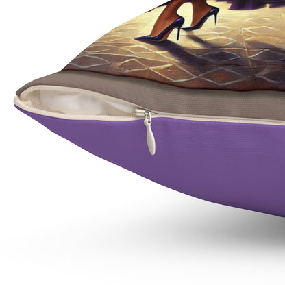 Purple Prayer Pillow - For You Were Created For Such A Time As This