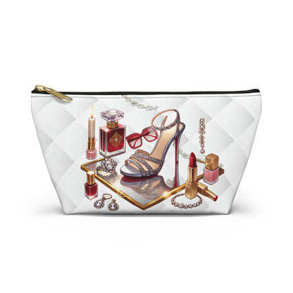 Glam Girl Accessory Pouch - Chic Makeup Bag for Fashion Lovers
