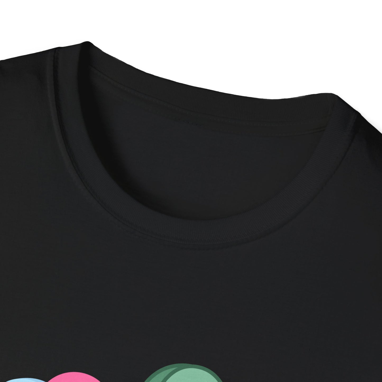Valentine's Day Multi Colored Conversational Hearts T-Shirt