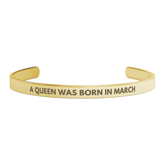 A QUEEN WAS BORN IN MARCH