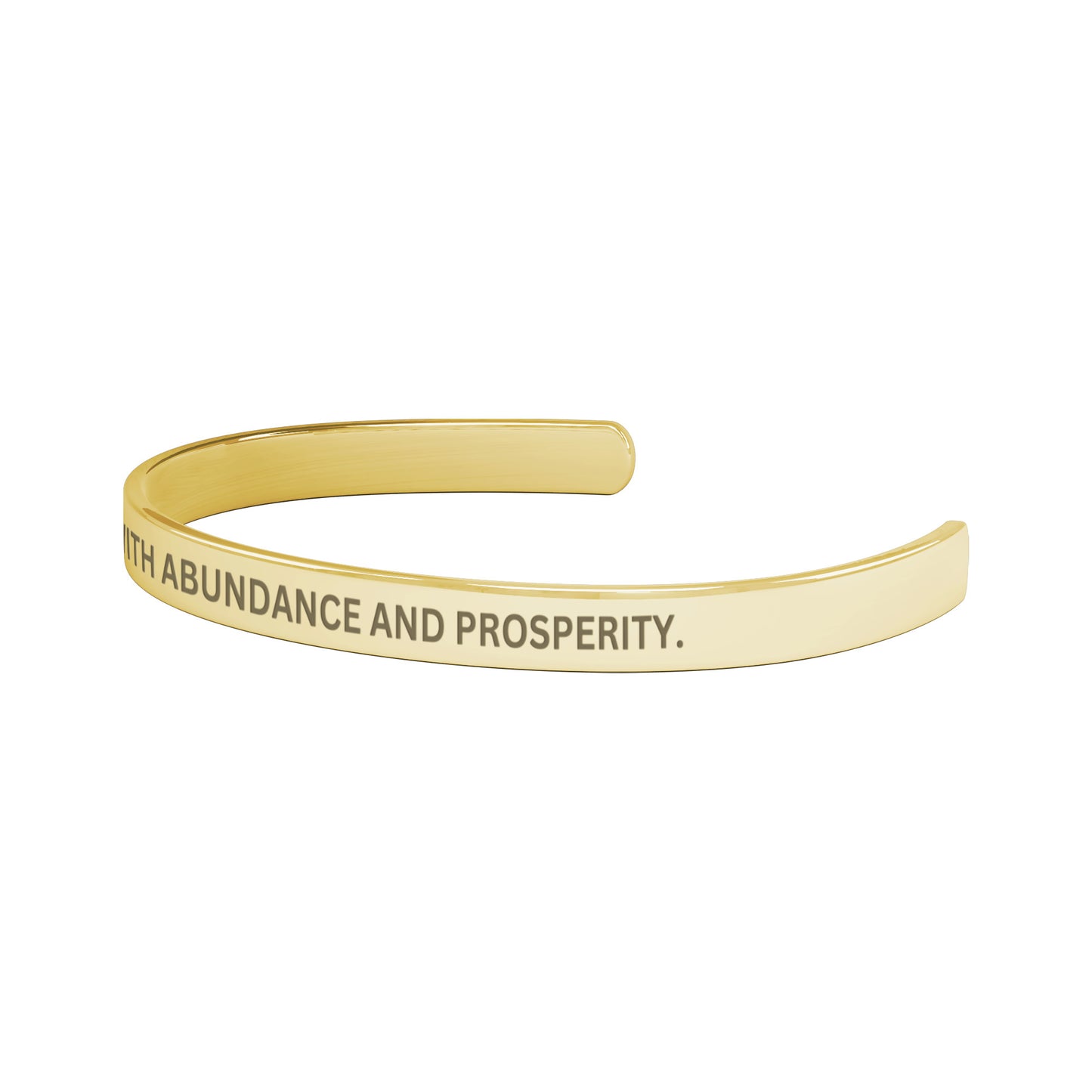 I AM BLESSED WITH ABUNDANCE AND PROSPERITY.