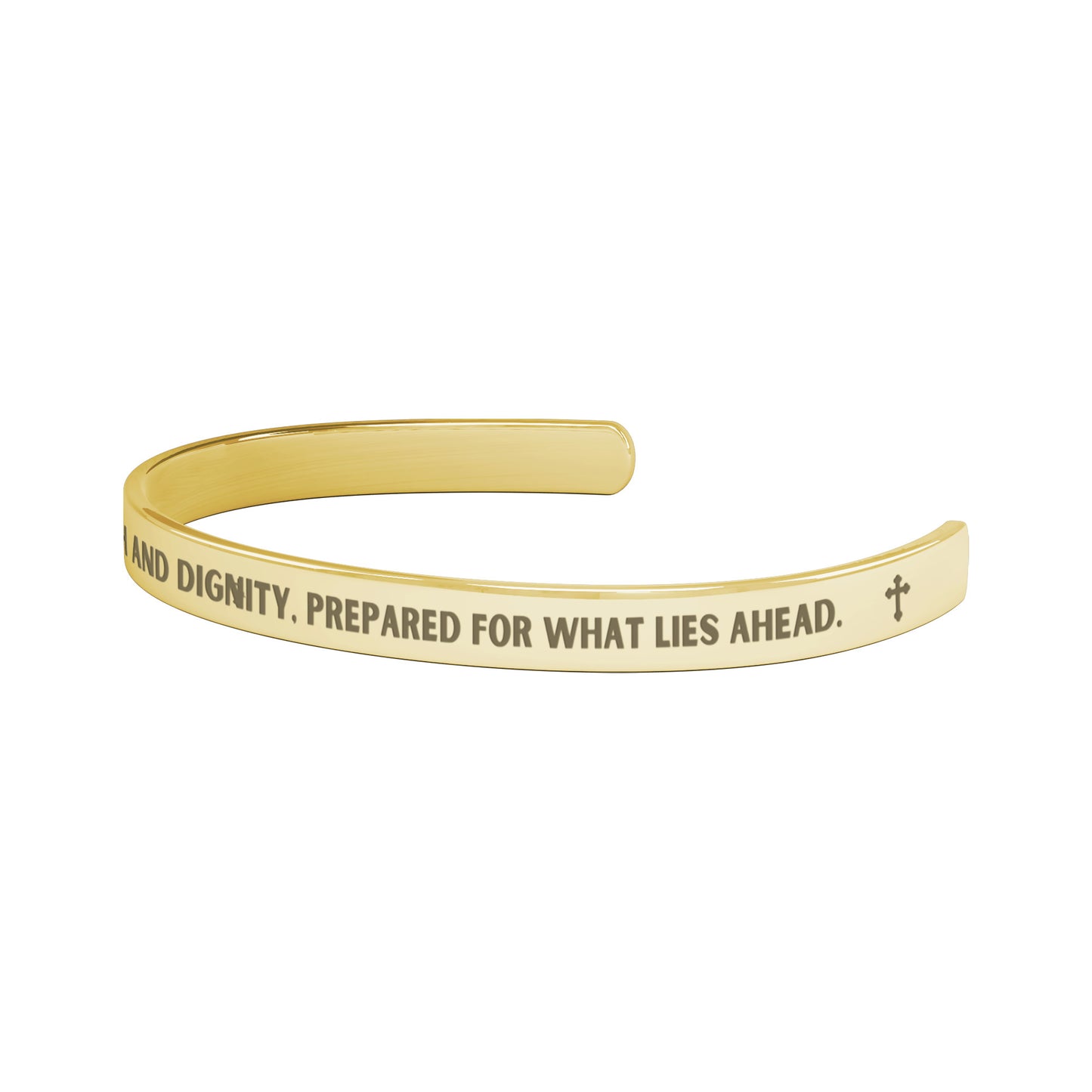 I AM CLOTHED IN STRENGTH AND DIGNITY, PREPARED FOR WHAT LIES AHEAD.